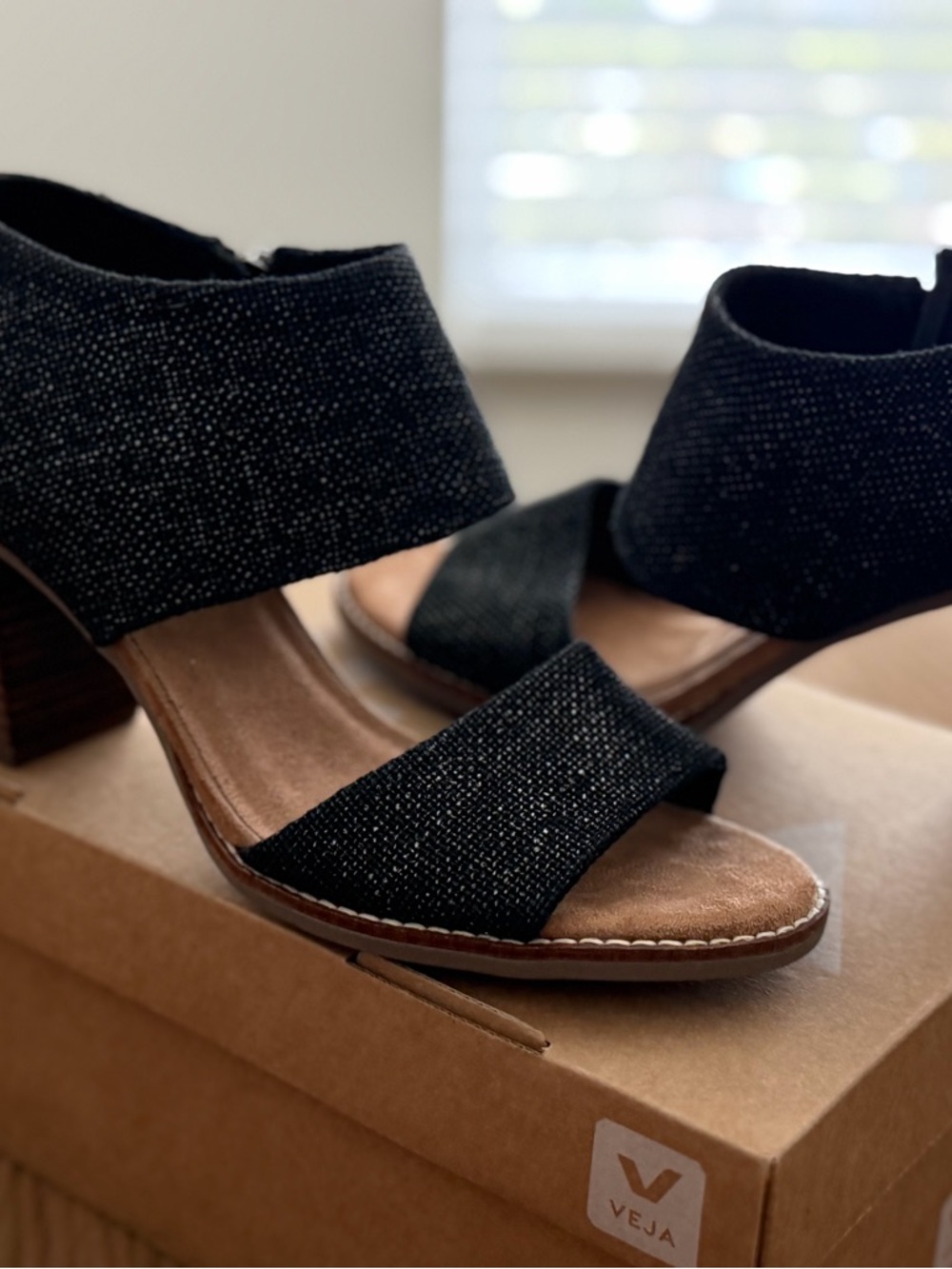 TOMS Majorca cutout chunky heel sandal